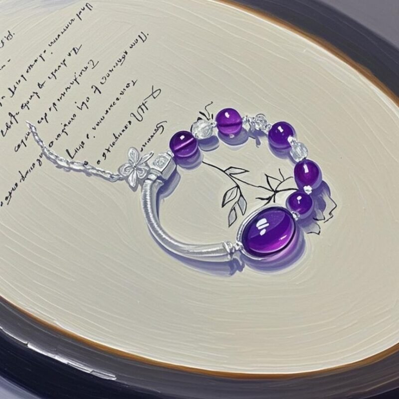 Net body amethyst magic box silver jewelry custom models(unique)