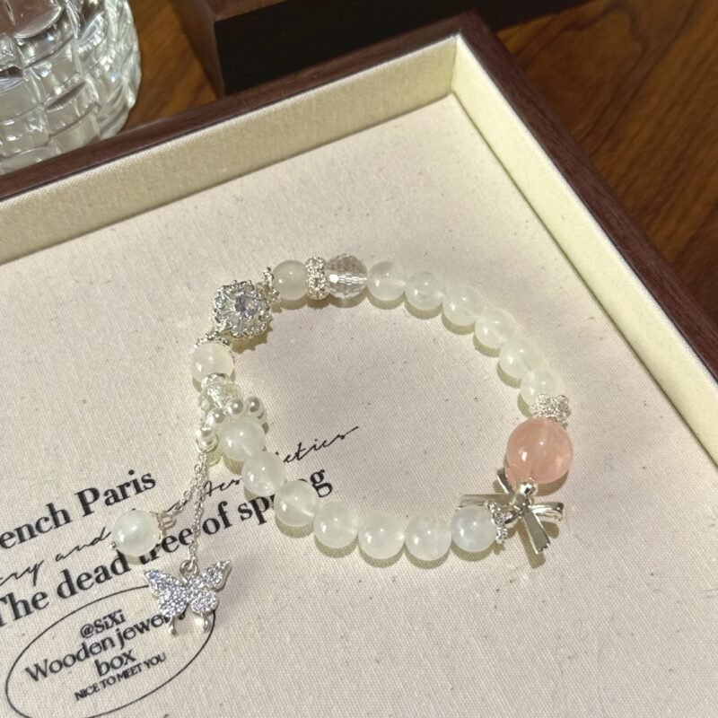 blue moonlight pink crystal strings